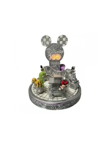 Figura decorativa enesco disney 100 mickey minnie tren