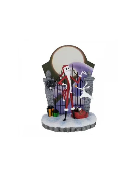 Figura decorativa enesco disney pesadilla antes de navidad santa jack