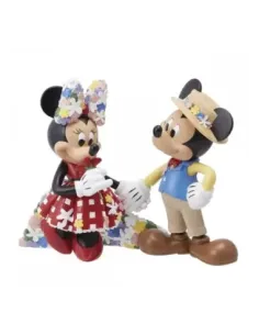 Figura enesco disney mickey y minnie botanica
