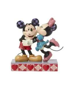 Figura enesco disney mickey & minnie love