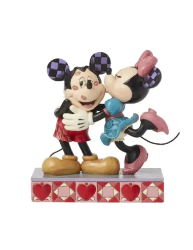 Figura enesco disney mickey & minnie love