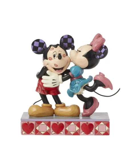 Figura enesco disney mickey & minnie love