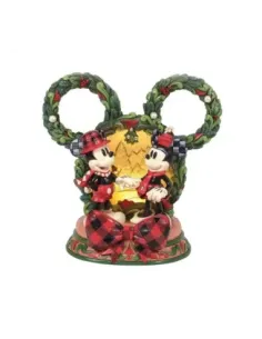 Figura diorama enesco disney mickey y minnie