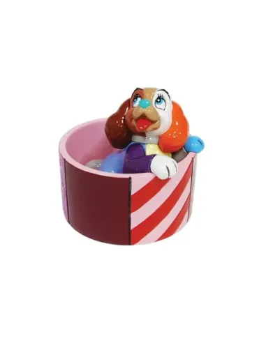 Figura mini enesco la dama y el vagabundo lady by britto