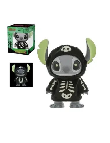 Figura enesco disney stich halloween esqueleto
