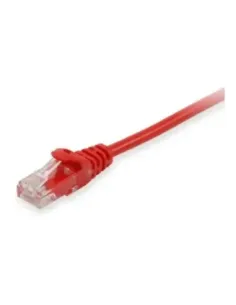 Cable de red equip latiguillo rj45 u - utp cat6a 0.5m rojo