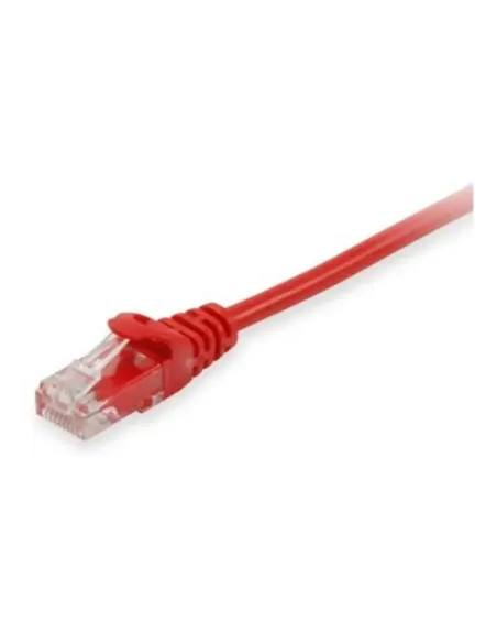 Cable de red equip latiguillo rj45 u - utp cat6a 0.5m rojo