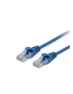 Cable de red equip latiguillo rj45 u - utp cat6a 0.5m azul