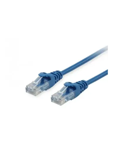 Cable de red equip latiguillo rj45 u - utp cat6a 5m azul