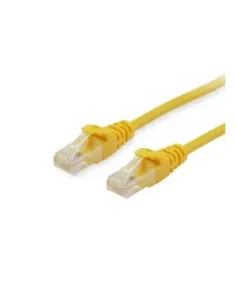 Cable de red equip latiguillo rj45 u - utp cat6a 15m amarillo