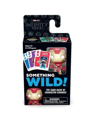 Juego de mesa funko something wild! marvel infinity saga iron man pegi 6 60495