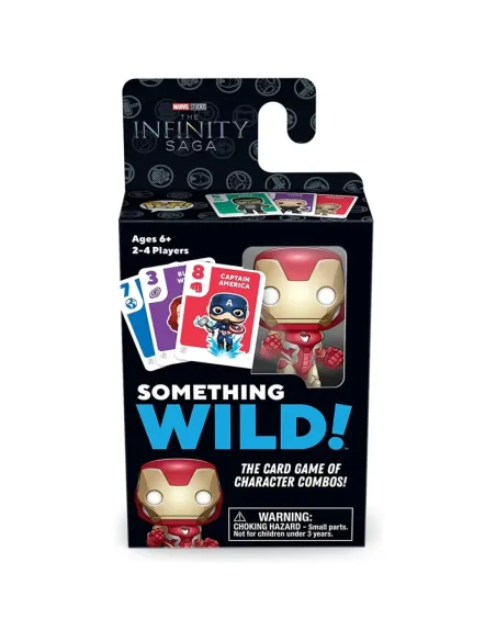 Juego de mesa funko something wild! marvel infinity saga iron man pegi 6 60495