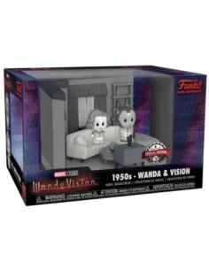 Funko pop marvel wandavision mini moments wanda & vision blanco y negro