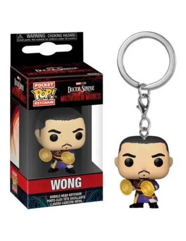 Funko pop keychain llavero doctor strange multiverso de la locura wong 60912