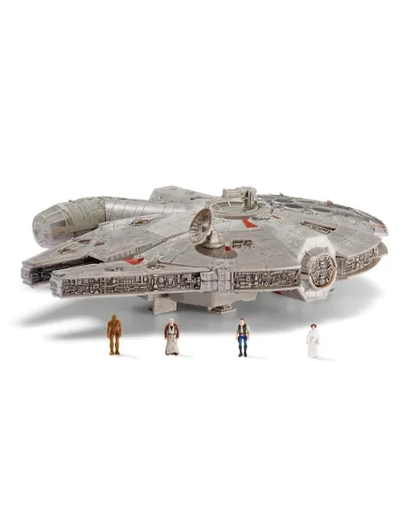 Figura star wars halcon milenario con luz y sonido