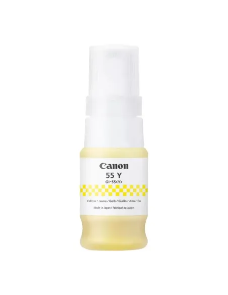 Botella tinta canon gi - 55 ink amarillo