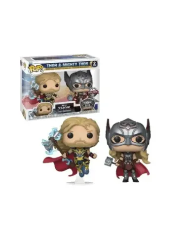 Pack 2 funkos funko pop marvel thor love & thunder thor & migthy thor 63176