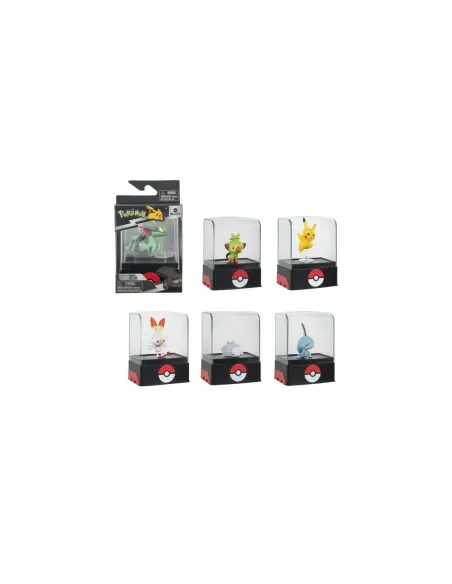 Figura pokemon con vitrina