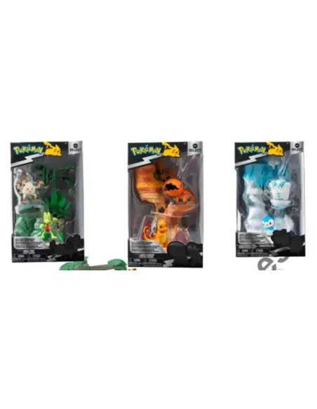 Pack pokemon mini mundos + 2 figuras mundos aleatorios