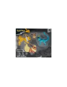 Figura jazwares pokemon multievolution eevee pack 4
