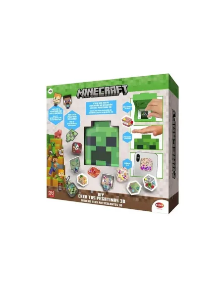 Crea tus pegatinas 3d minecraft