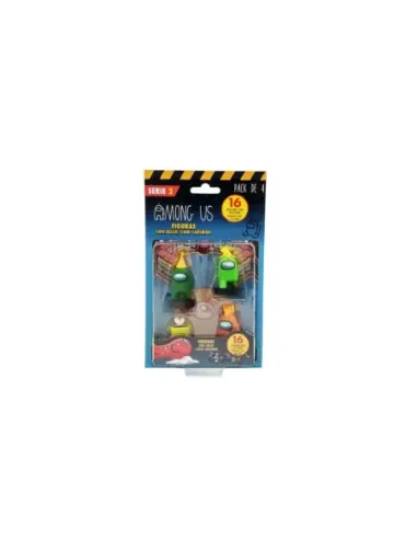 Figuras among us s2 caja pack 4