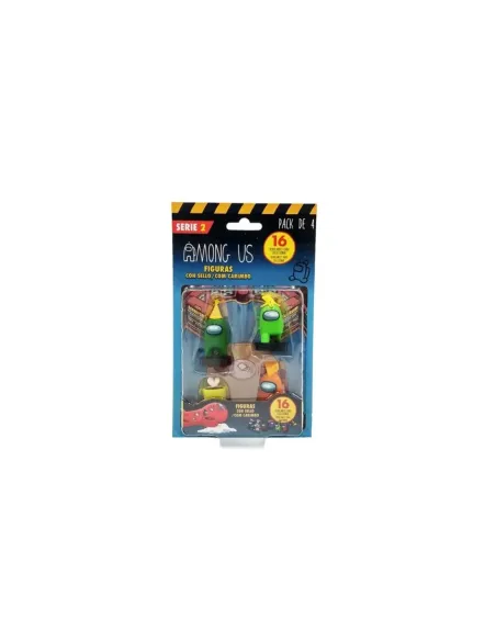 Figuras among us s2 caja pack 4