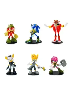 Surtido de figuras pack de 6 sonic