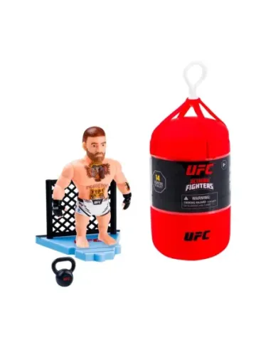 Ufc punching bag figura articulada 7 -5 cms + set lucha 1 unidad aleatoria