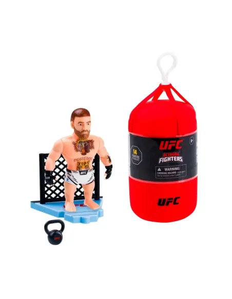 Ufc punching bag figura articulada 7 -5 cms + set lucha 1 unidad aleatoria