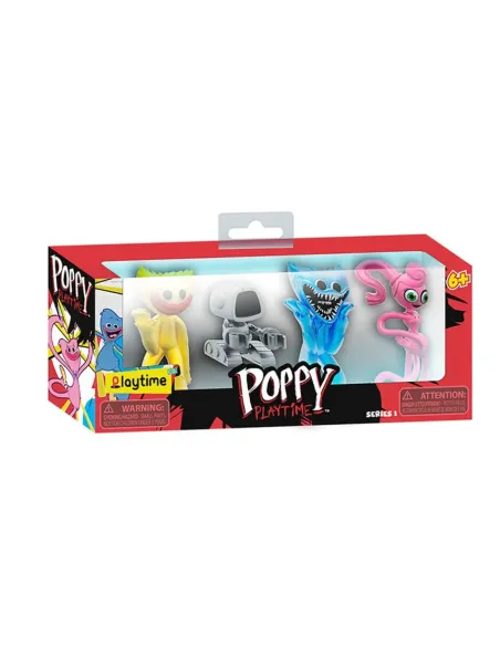Pack 4 minifiguras poppy playtime 7cm en caja