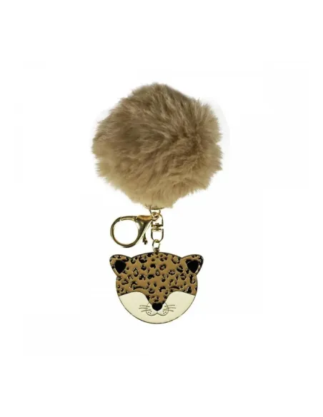 Llavero enesco pompon tigre