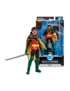 Figura mcfarlane dc multiverse damian wayne robin 17cm