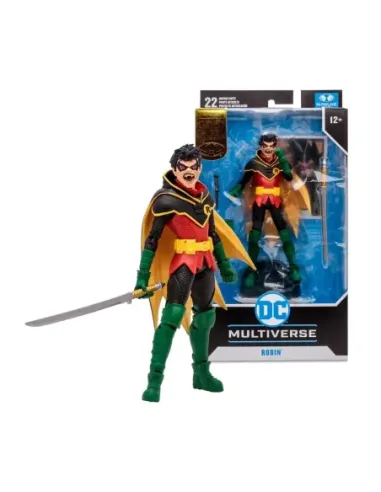 Figura mcfarlane dc multiverse damian wayne robin 17cm