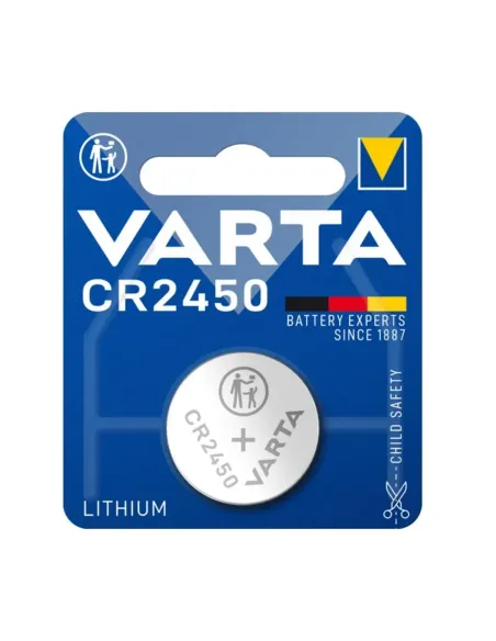 Blister pilas varta litio boton 3v cr2450