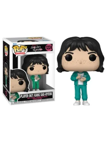 Funko pop series tv el juego del calamar jugador: sae - byeok 067 64797