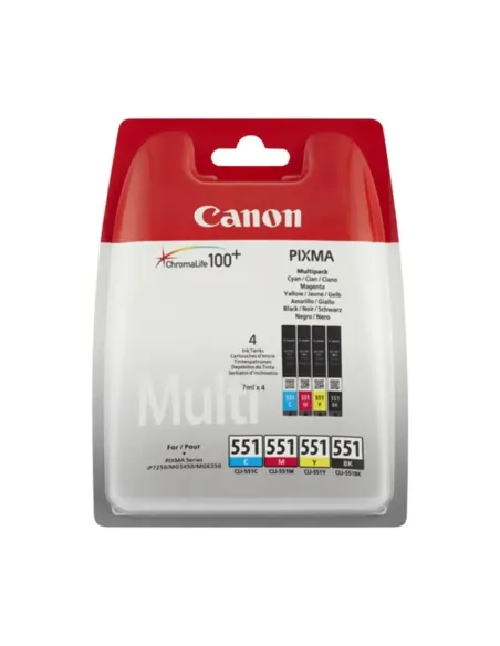 Multipack canon cli - 551 c - m - y - bk