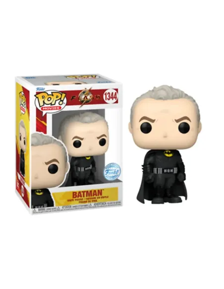 Funko pop dc comics the flash batman (keaton) sin mascara