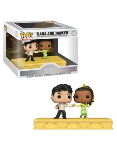 Funko pop moment pack de 2 disney 100 aniversario tiana & naveen 67976
