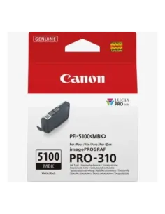 Cartucho tinta canon pfi - 5100mbk negro mate