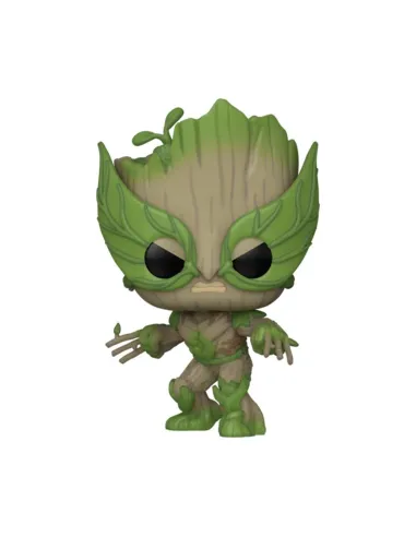 Funko pop marvel: we are groot groot como lobezno 79519