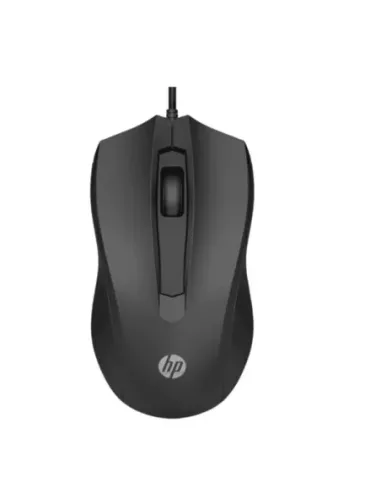 Raton cable hp 100 usb negro