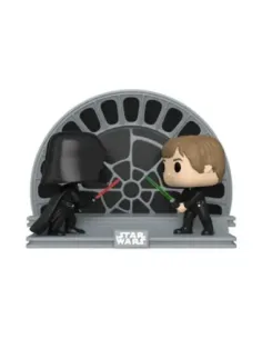Funko pop moment star wars retorno del jedi 40 aniversario luke vs darth vader 70743