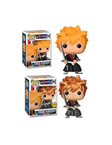 Funko pop animacion bleach ichigo con opcion chase metalica 75508