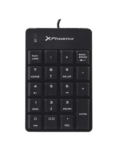 Teclado numerico con cable phoenix phnumericalpadb - Comprar Teclados Phoenix technologies