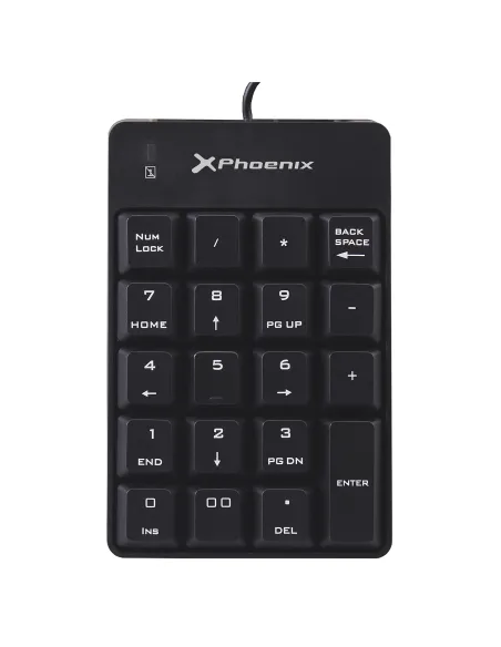Teclado numerico con cable phoenix phnumericalpadb - Comprar Teclados Phoenix technologies