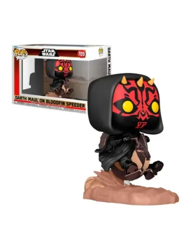Funko pop deluxe ride star wars the phantom menace darth maul en aleta sangrienta 76014