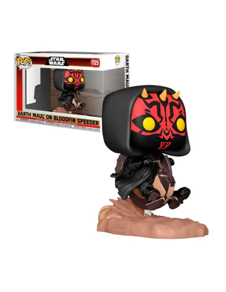 Funko pop deluxe ride star wars the phantom menace darth maul en aleta sangrienta 76014