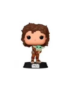 Funko pop mandalorian peli motto con grogu 76552