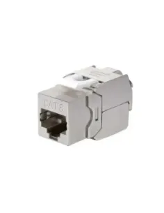 Kit 8 uds equip conector hembra rj45 ftp cat 8.1 panel keystone